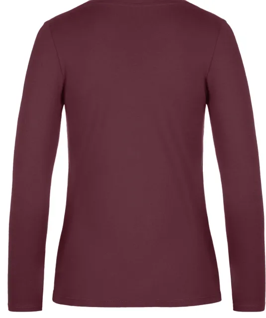 CGTW08T - #E190 Ladies' T-shirt long sleeve Burgundy