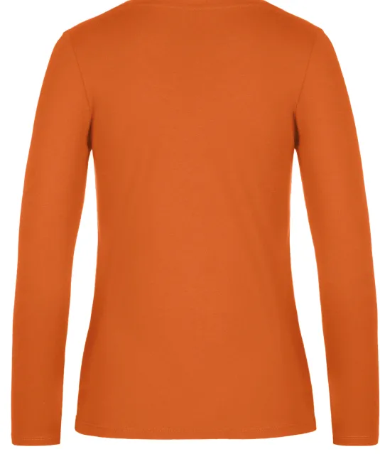 CGTW08T - #E190 Ladies' T-shirt long sleeve Urban Orange