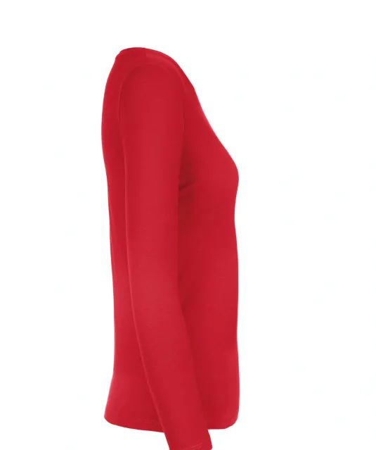 CGTW08T - #E190 Ladies' T-shirt long sleeve Red