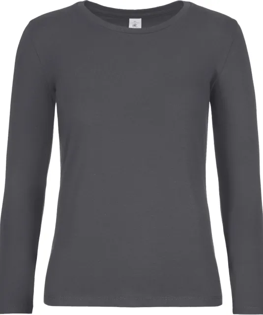 CGTW08T - #E190 Ladies' T-shirt long sleeve Dark Grey