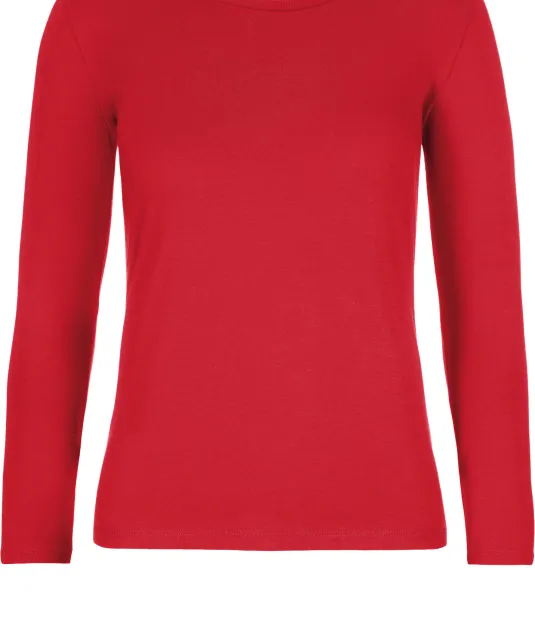 CGTW08T - #E190 Ladies' T-shirt long sleeve Red