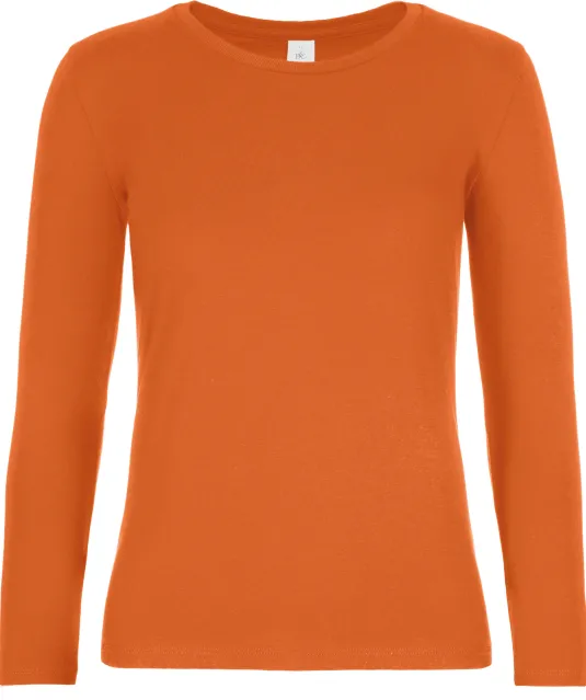 CGTW08T - #E190 Ladies' T-shirt long sleeve Urban Orange