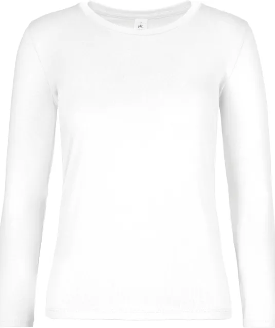 CGTW08T - #E190 Ladies' T-shirt long sleeve White
