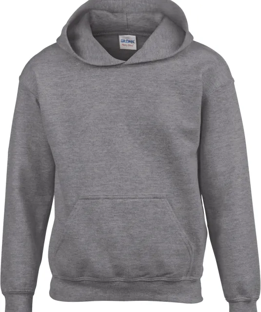 GI18500B - Heavy Blend™ Classic Fit Kinder sweater met capuchon Graphite Heather