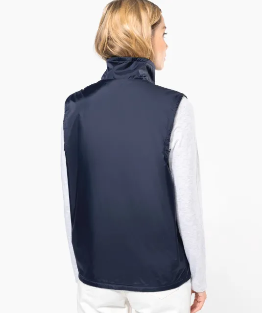K679 - Met fleece gevoerde bodywarmer unisex Black / Grey