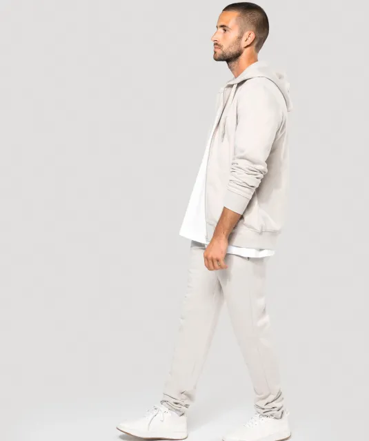 K7025 - Duurzame fleece joggingbroek voor heren Grey Heather