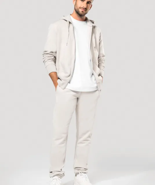 K7025 - Duurzame fleece joggingbroek voor heren Grey Heather
