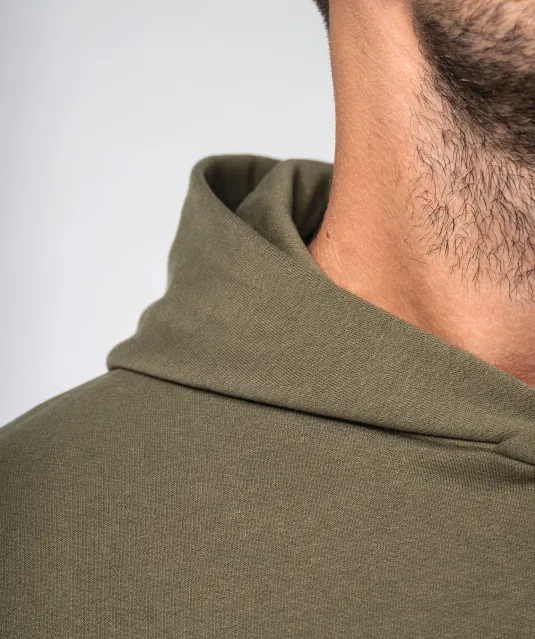 K4018 - Oversized fleece sweater met capuchon Black