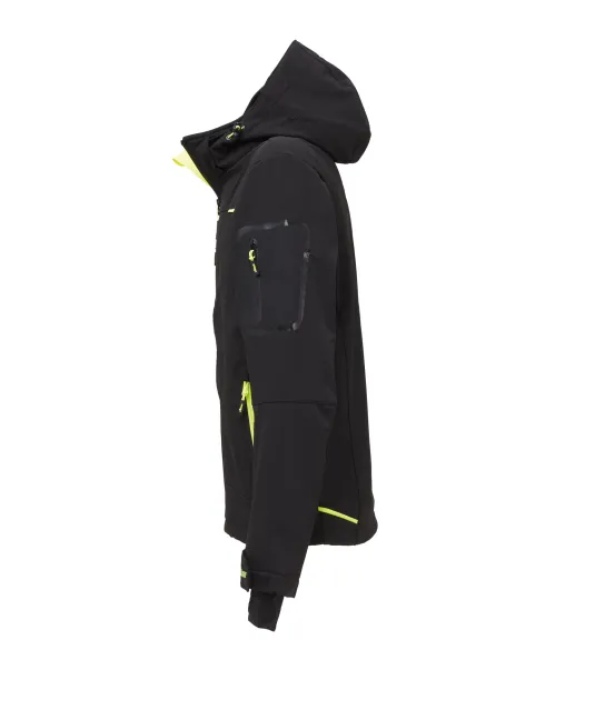 UPFU187 - Softshell jas Space Black Carbon