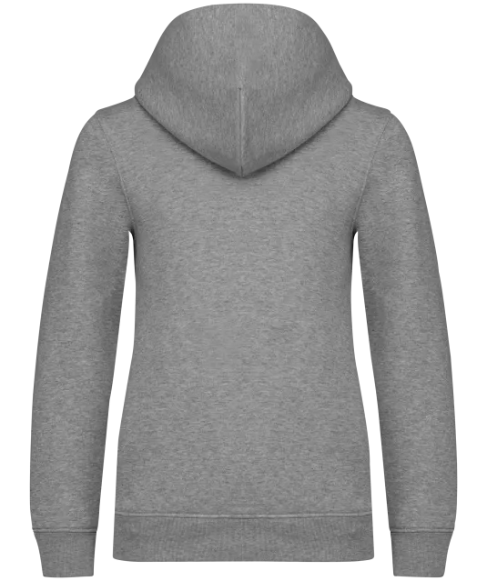 NS405 - Ecologische kindersweater met rits en capuchon Moon Grey Heather