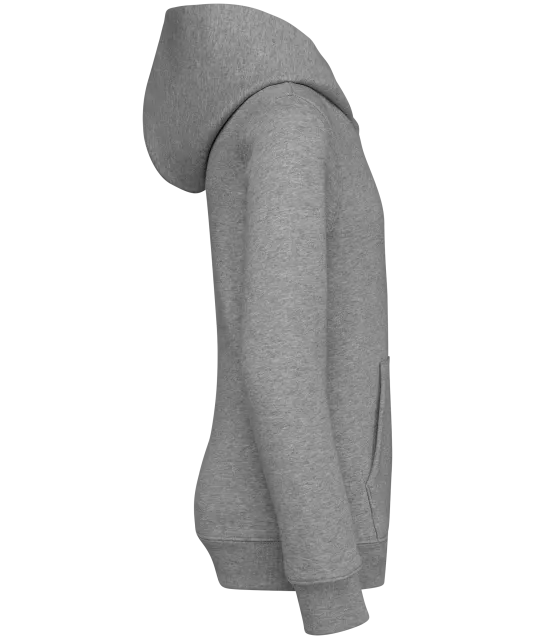 NS404 - Ecologische kindersweater met capuchon Moon Grey Heather
