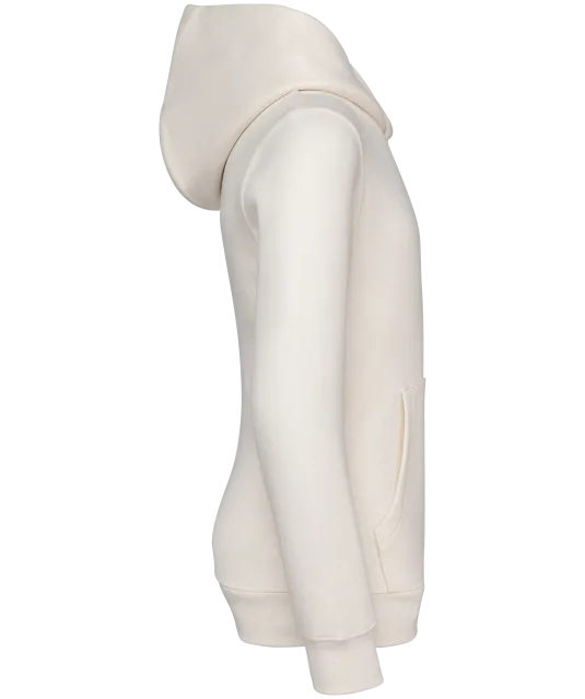 NS404 - Ecologische kindersweater met capuchon Ivory