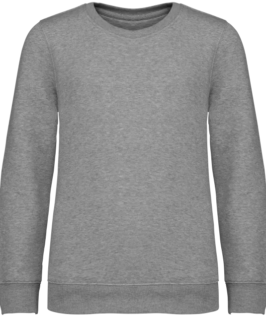 NS403 - Ecologische kindersweater met ronde hals Moon Grey Heather