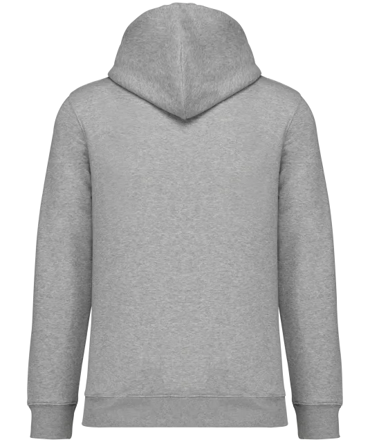 NS402 - Ecologische uniseks sweater met capuchon en rits Moon Grey Heather