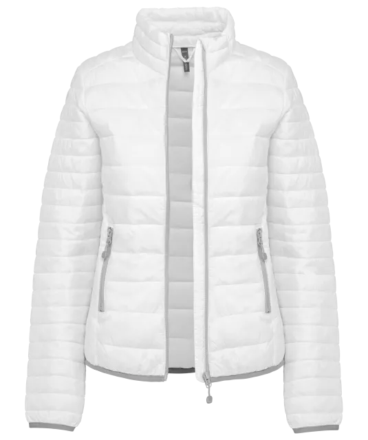 K6121 - Ladies' lightweight padded jacket White