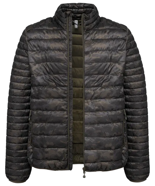 K6120 - Men's lightweight padded jacket Jungle Camo