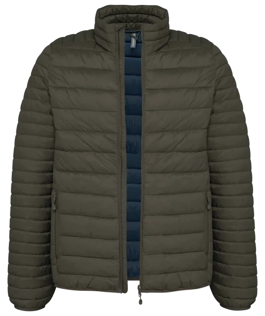 K6120 - Men's lightweight padded jacket Dark Khaki