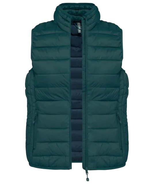 K6114 - Ladies' lightweight sleeveless down jacket Mineral Green