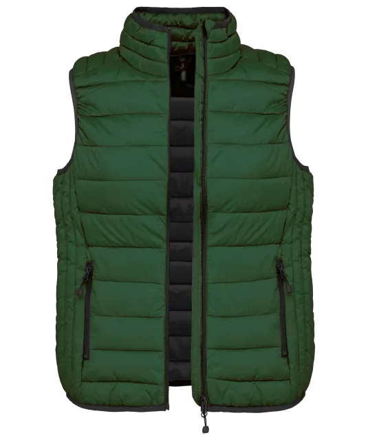K6114 - Ladies' lightweight sleeveless down jacket Forest Green