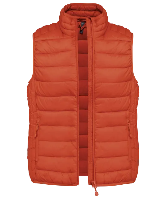 K6114 - Ladies' lightweight sleeveless down jacket Burnt Ochre