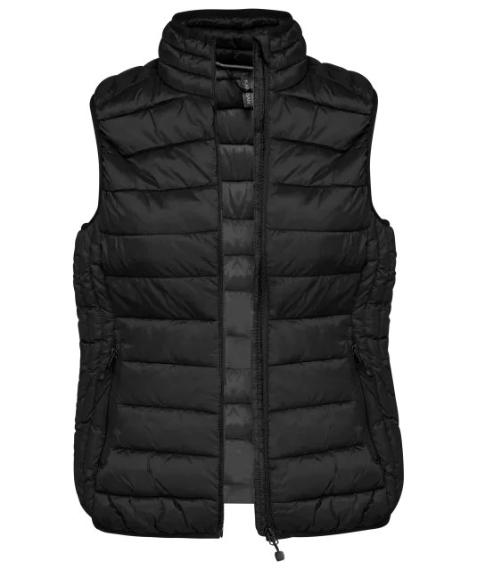 K6114 - Ladies' lightweight sleeveless down jacket Black