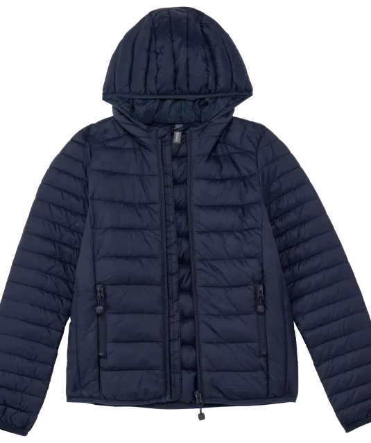 K6112 - Lichte kinderjas met capuchon Navy