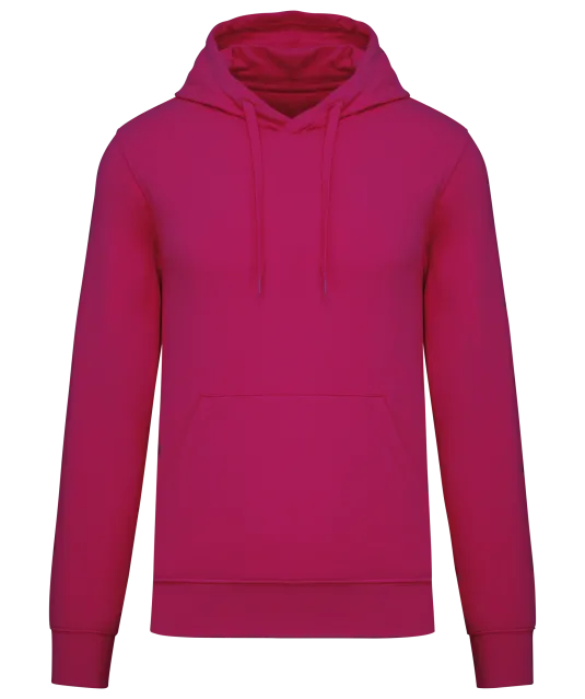 K4027 - Ecologische herensweater met capuchon Fuchsia