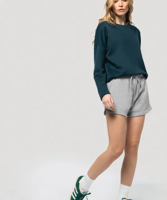 K471 - Damessweater “Loose fit” Light grey heather