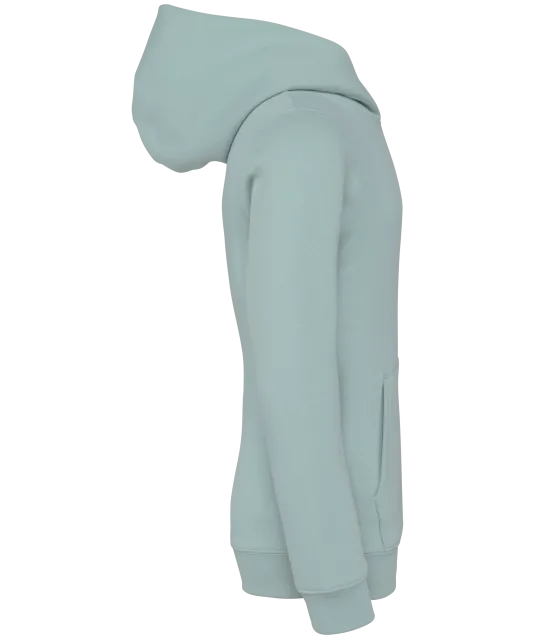 NS404 - Ecologische kindersweater met capuchon Jade Green
