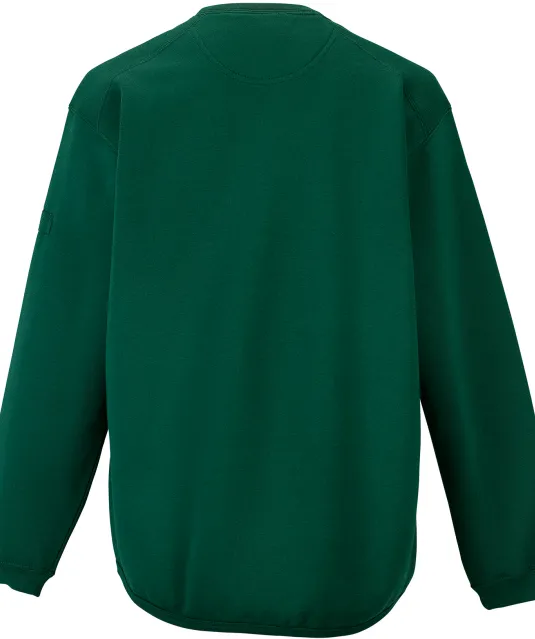RU013M - Heavy Duty ronde hals sweater Bottle Green