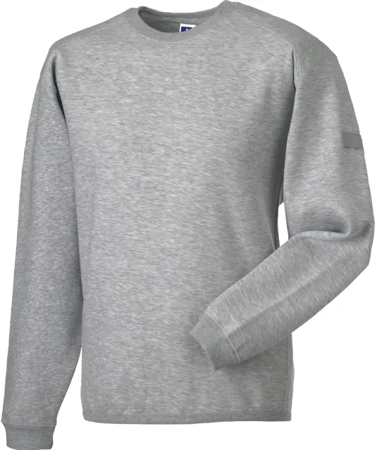 RU013M - Heavy Duty ronde hals sweater Light Oxford