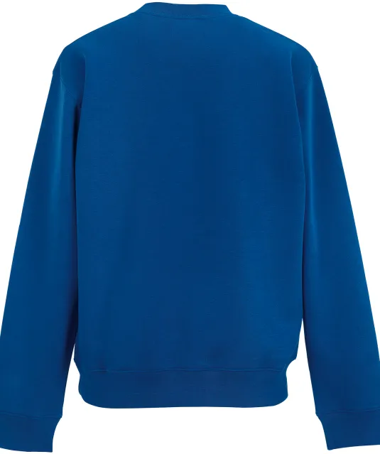 RU262M - Authentic Sweater met ronde hals Bright Royal