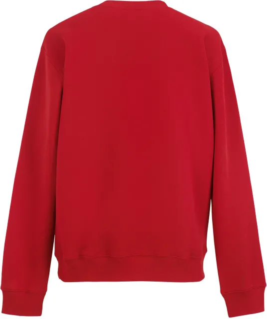 RU262M - Authentic Sweater met ronde hals Classic Red