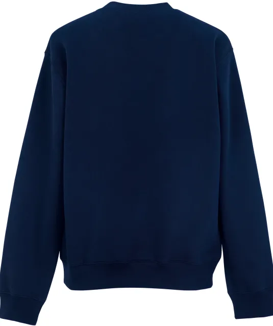 RU262M - Authentic Sweater met ronde hals French Navy
