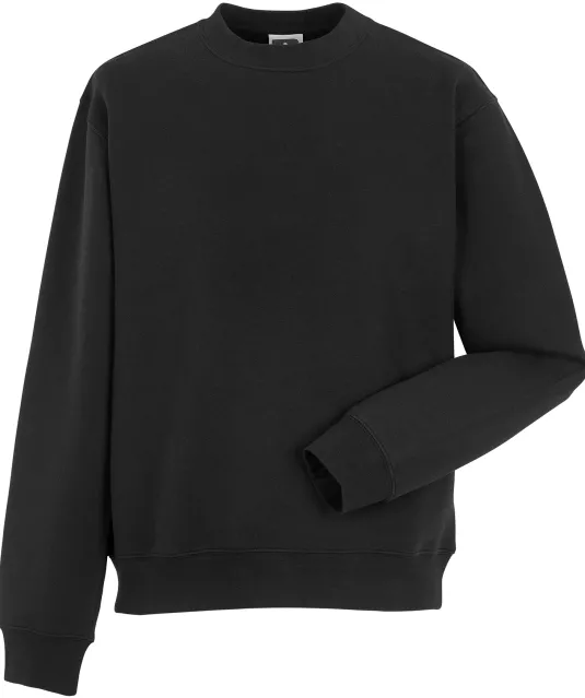 RU262M - Authentic Sweater met ronde hals Black