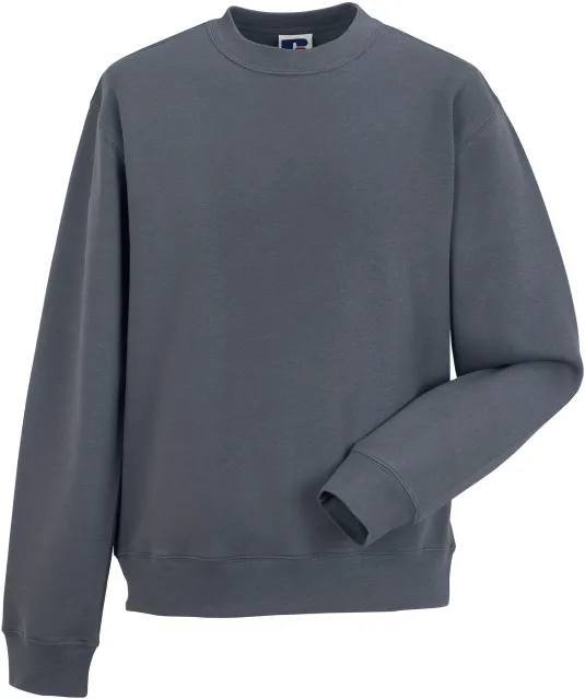 RU262M - Authentic Sweater met ronde hals Convoy Grey