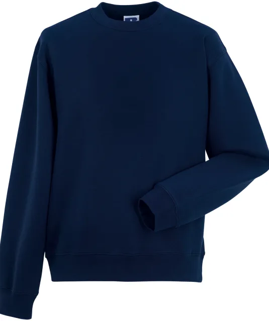 RU262M - Authentic Sweater met ronde hals French Navy