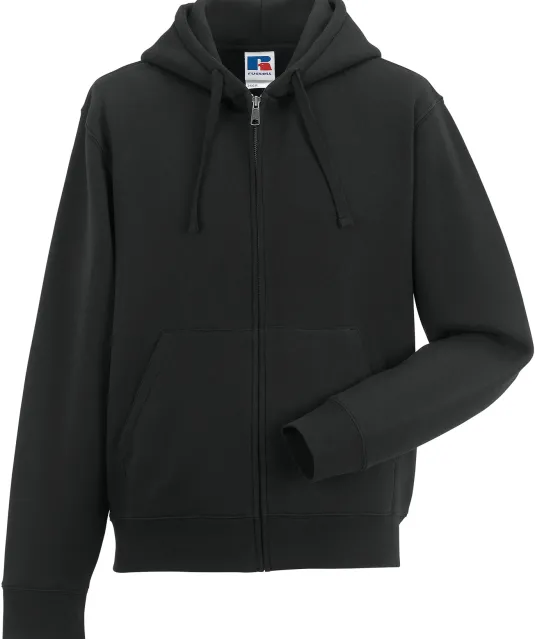 RU266M - Authentic Sweatvest met capuchon Black