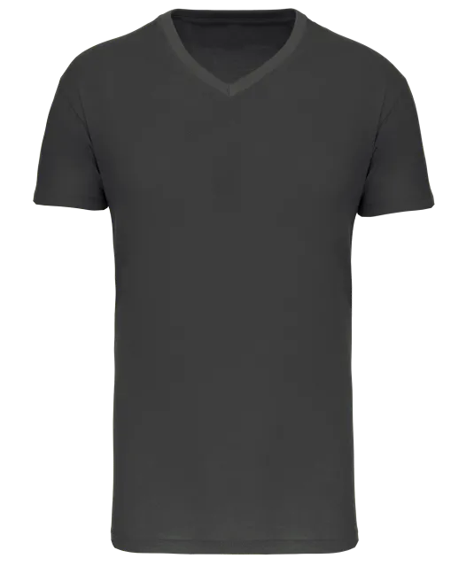 K3028IC - Heren-t-shirt BIO150 IC V-hals Dark Grey