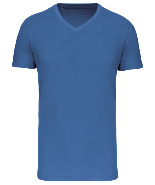 K3028IC - Heren-t-shirt BIO150 IC V-hals Light Royal Blue