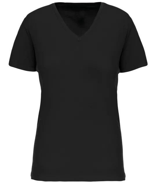 K3029IC - Dames-t-shirt BIO150 IC V-hals Black