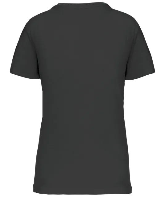 K3029IC - Dames-t-shirt BIO150 IC V-hals Dark Grey