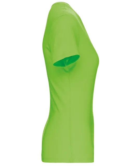 K3029IC - Dames-t-shirt BIO150 IC V-hals Lime