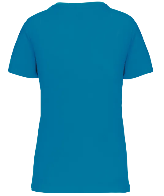 K3029IC - Dames-t-shirt BIO150 IC V-hals Tropical Blue