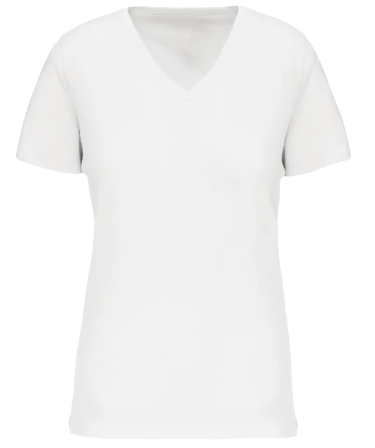 K3029IC - Dames-t-shirt BIO150 IC V-hals White