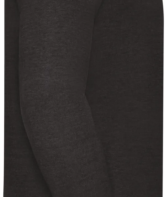 RU710M - V-neck Knitted Pullover Charcoal Marl
