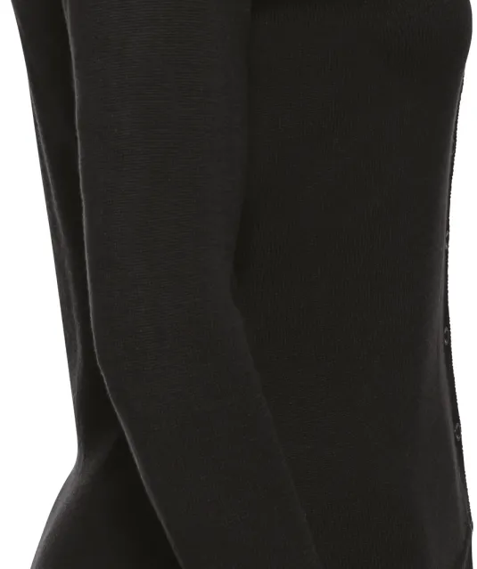 RU715F - Ladies' gebreid vest met V-hals Black