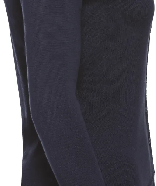 RU715F - Ladies' gebreid vest met V-hals French Navy