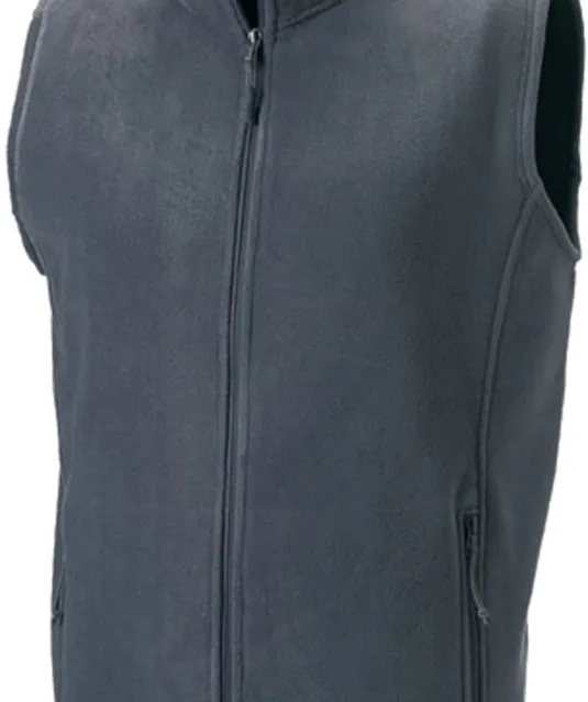 RU8720M - Men's Outdoor Fleece Gilet Convoy Grey