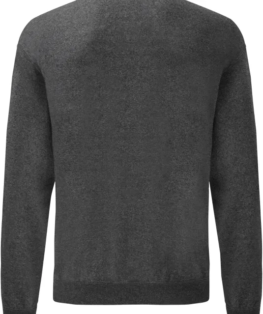 SC163 - Classic Set-in Sweater (62-202-0) Dark Heather Grey